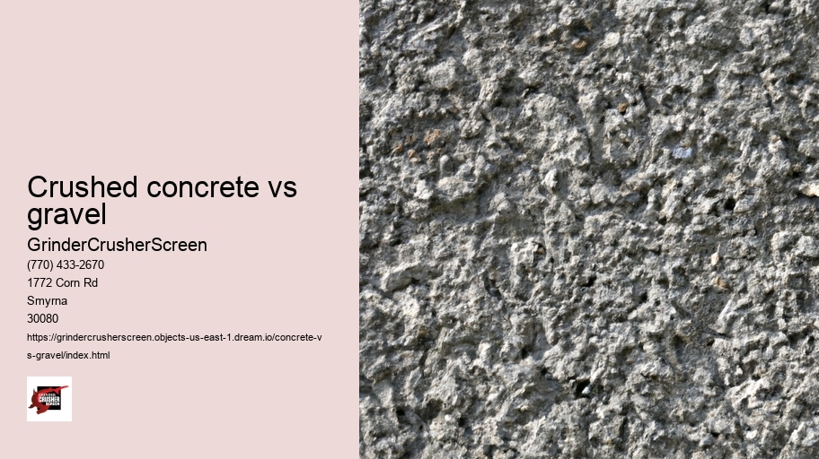 crushed concrete vs gravel
