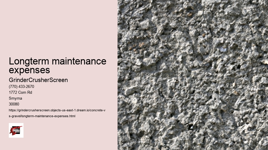 Longterm maintenance expenses