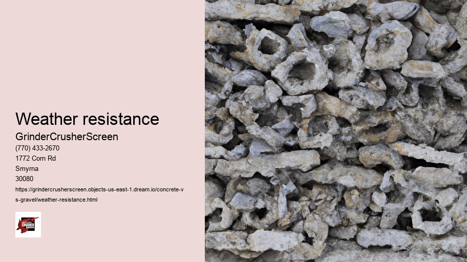 Weather resistance